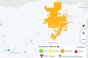 PG&E power outage in Twain Harte