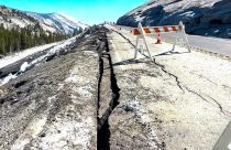 Damage on Tioga Road