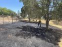Vegetation fire in Rancho Calaveras