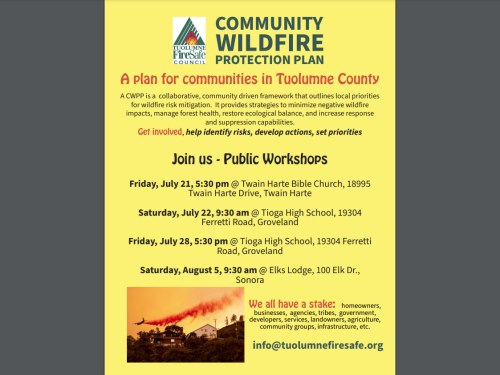Tuolumne FireSafe Council Workshops
