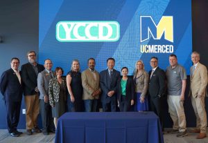 Leaders celebrate YCCD and UC Merced Agreement