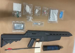 Tip Leads To Arrest Of Suspect With Meth And Crossbow Gun