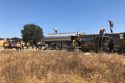 Big rig crash on HWY 12 in the Wallace area of Calaveras County