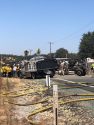 Big rig crash on HWY 12 in the Wallace area of Calaveras County
