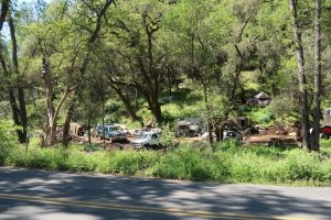 Clean up efforts on Racetrack Road