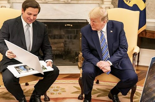 Governor Ron DeSantis and Former President Donald Trump