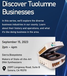 ‘Discover Tuolumne Businesses’ Series Begins On September 15th