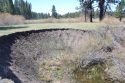 Some of the erosion in the Ackerman Meadow in Yosemite National Park