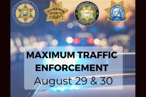 Two day Maximum Traffic Enforcement graphic