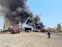 Ampine Lumber Mill fire in July 2022