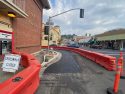 Work on Stockton Street in Sonora