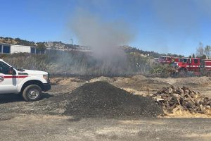 Nove Fire in downtown Valley Springs