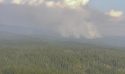 Quarry Fire smoke in Stanislaus National Forest