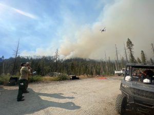 Quarry Fire burning in STF