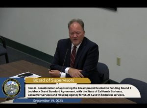 Tuolumne County Homeless Services Coordinator Michael Roberson