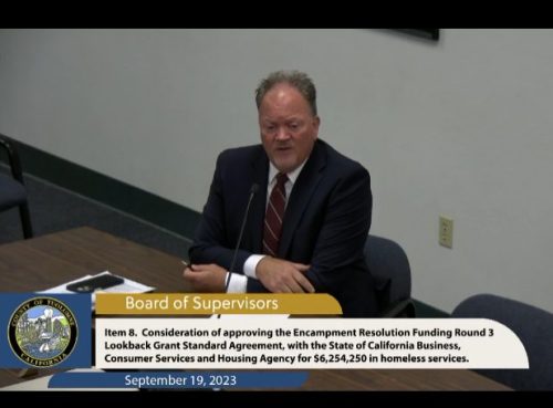 Tuolumne County Homeless Services Coordinator Michael Roberson