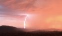 Saturday evening lightning in Tuolumne County - Photo by Tyler Vogel