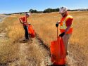 Caltrans Dist. 10 crews picking up trash in the Mother Lode
