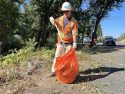Caltrans Dist. 10 crews picking up trash in the Mother Lode - Caltrans Dist. 10 photo