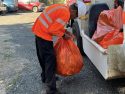 Caltrans Dist. 10 crews picking up trash in the Mother Lode -- Caltrans Dist. 10 photo