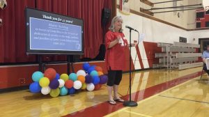 Curtis Creek Secretary Cindy Rhorer receives special recognition