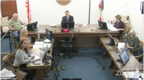 Sonora Council Meeting