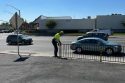 Fence being installed