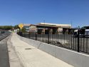 Fence constructed at the Corner Car Wash on Mono Way in Sonora