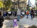 Pro-Israel Rally in downtown Sonora -- Photo taken by Sabrina Biehl