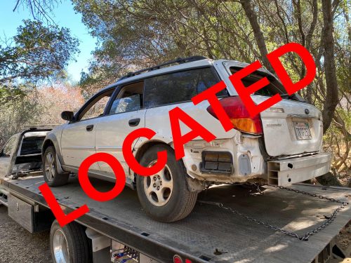 MCSO locate Subaru car believed to be involved in the case. MCSO photo