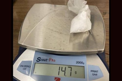 Archive photo of fentanyl found and seized in raid -- MCSO photo