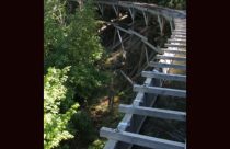 PG&E Tuolumne Main Canal from Lyons Reservoir -- TUD photo