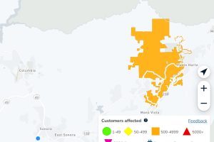 PG&E power outage in Twain Harte