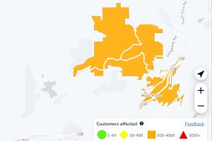 Phoenix Lake PG&E power outage