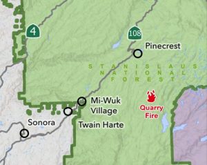 Quarry Fire Map