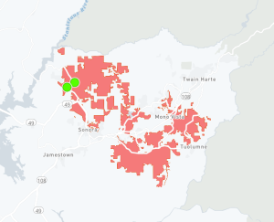 Power Outage In Tuolumne County