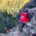 CCSO search and rescue crews continue efforts to locate missing hiker Ann Herford using a specialized high-angle rope team -- CCSO photo
