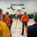 CCSO search and rescue crews meet for debriefing on search efforts for missing hiker Ann Herford -- CCSO photo