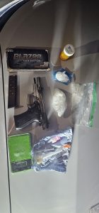 Drugs seized during arrest near Pioneer --ACSO photo