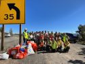 STF employees that picked up trash along Highway 108