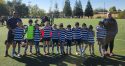 SUSC U09G Halloween Classic 1 Names from left to right: Coach Andrew Wilson, Anwen Hites, Faith Wilson, Sarah Garcia, Tessa Andersen, Summit Otts, Jaylynn Neri, Alli Warne, Kennedy Higginbotham, Magnolia Dewoody, Hadleigh Sparks, Evelyn Casillas, Coach Julie Wilson.