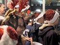 Tree Lighting ceremony at the Red Church in downtown Sonora