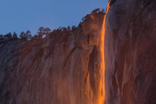 Yosemite National Park Horsetail Falls