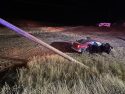 Vehicle into a power pole in the Milton area -- CCF photo