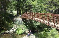 Calaveras Big Trees bridge to South Grove over South Grove, Stanislaus River