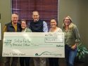 From the left: Ed Clinite (Sonora Are Foundation Board Member), Cathie Peacock, Darrell Slocum, Sonora Area Foundation CEO, Ashlee DeCota, Sonora Area Foundation Finance Administrator and Rebecca Gorham, Sonora Area Foundation Grants Administrator