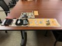 Drugs found in the Sunday school room at the Mariposa Lutheran Church, where the suspects were living -- MCSO photo
