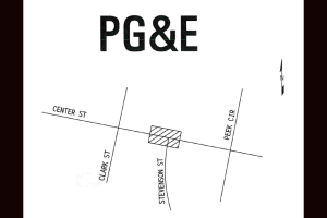 PG&E pole replacement map