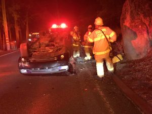 Rollover Crash On Phoenix Lake Road