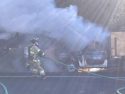Truck engine fire on Tuolumne Road in Sonora